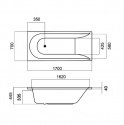 Ванна акриловая AM PM SPIRIT 170x70 см (W72A-170-070W-A2) 129344