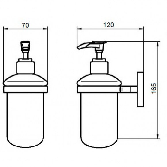 Дозатор жидкого мыла Q-Tap Liberty ANT 1152  (QTLIBANT1152)