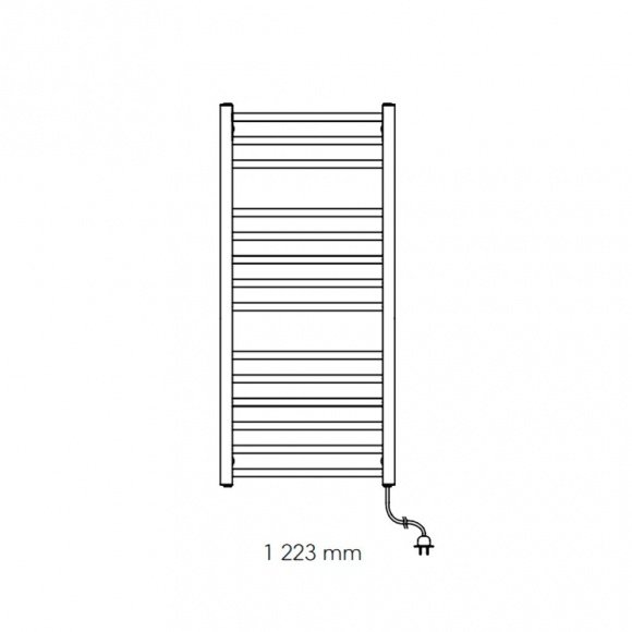 Полотенцесушитель электрический Instal Projekt Viking 530х1215 белый (VIKE-50/120W)