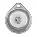 Кухонная нержавеющая мойка одночашевая круглая Imperial 4539 Decor 08 (IMP4539DEC) 102308