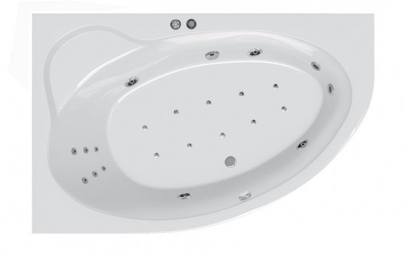 Гидромассажная ванна Ravak Asymmetric II 150 L Beauty Pro белый (GMSR0870)