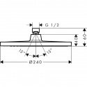 Верхний душ Hansgrohe Crometta S 240 1jet (26725000) 158971