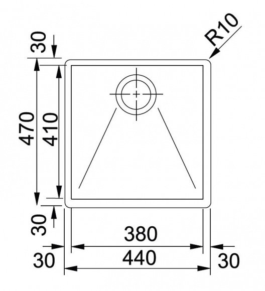 Кухонная мойка Franke PPX 210-44 полированная (127.0198.311)