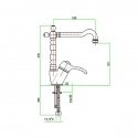 Кухонный смеситель Fiore JAFAR (47CR4314) 139920