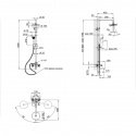 Душевая система Q-Tap Liberty ANT 140-210 бронза  (QTLIBANT140210) 192972