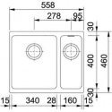 Кухонная мойка Franke KBG 160 ваниль (125.0283.925) 1374