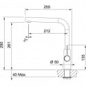 Смеситель кухонный Franke Neptune Evo хром (115.0373.928) 187150