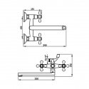 Смеситель для ванны Aqua Rodos Ideal SD91701 (CB0000017) 121087