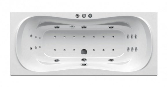 Гидромассажная ванна Ravak Campanula II 180x80 Duo Pro (GMSR1485)