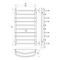 Полотенцесушитель водяной Laris Евромикс П10 500х900 (71207149) 94630