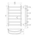 Полотенцесушитель водяной Laris Евромикс П7 450х700 (71207147) 94576