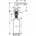 Дозатор жидкого мыла Hansgrohe A71 (40468000) 170500