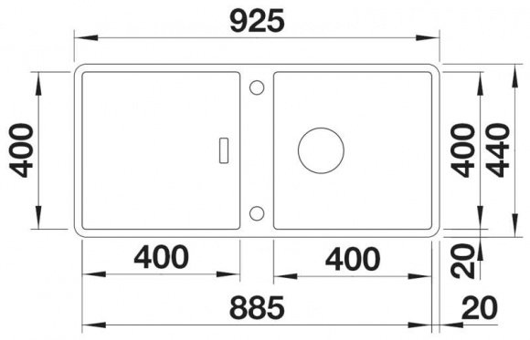 Кухонная мойка Blanco JaRon XL 6S зеркальная полировка (521666)