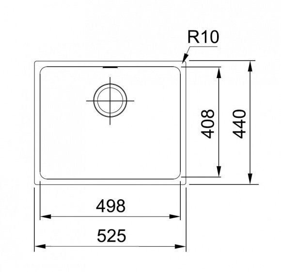 Кухонная мойка Franke SID 110-50 сахара (125.0395.607)