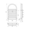 Полотенцесушитель водяной Laris Лиана П 400х770 (71207098) 95305