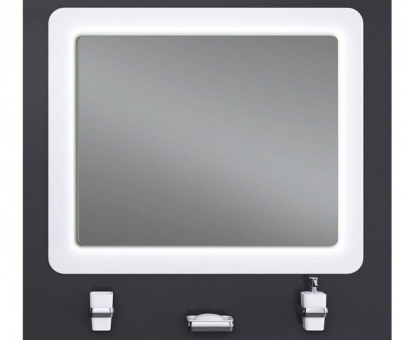 Зеркало SANWERK ULTRA "Cosmo White" с подсветкой 98х83 см (ZU0000141)