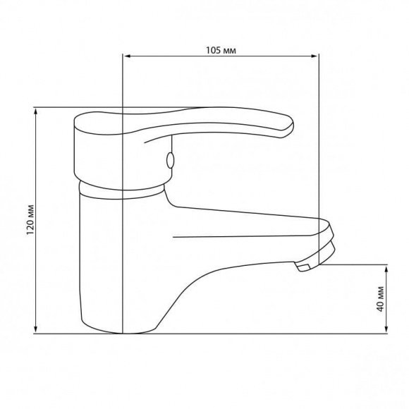 Смеситель для умывальника Cosh (CRM)/S-03-001F (CoshCRMS03001F)