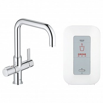 Смеситель кухонный Grohe Red Duo однорычажный+ бойлер на 4 литра (30145000) фото