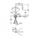 Смеситель кухонный Grohe Minta излив 186 мм  (32322002) 116780