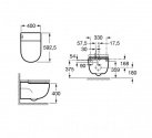 Унитаз подвесной Roca Meridian-N In-Tank Duroplast Soft Close (A893302000) 77649