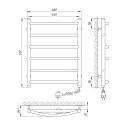 Полотенцесушитель электрический Laris Микс П6 450х600 подключение справа (73207009) 95341