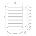 Полотенцесушитель водяной Laris Классик П7 500х700 (71207506) 95213