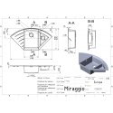 Кухонная мойка  MIRAGGIO Europe Gray (00207306) 140859