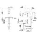 Смеситель для умывальника Kraus (FUS-1011CH) 151551