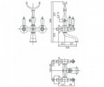 Смеситель для ванны Bianchi First золото (VSCFRS102302600ORO) 113291