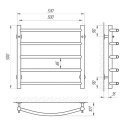 Полотенцесушитель водяной Laris Классик П5 500х500 (71207580) 95020