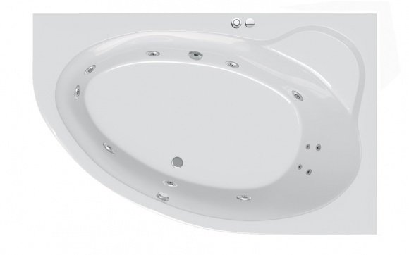 Гидромассажная ванна Ravak Asymmetric II 150 R Relax Pro (GMSR0878)