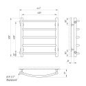 Полотенцесушитель водяной Laris Классик П5 450х500 (71207027) 95004