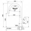Смеситель кухонный Franke Fluence 115.0352.508 118775