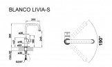 Смеситель кухонный Blanco Livia-S хром (521288) 49821