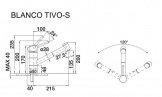 Смеситель кухонный Blanco Tivo-S Silgranit хром/кофе (517618) 50532