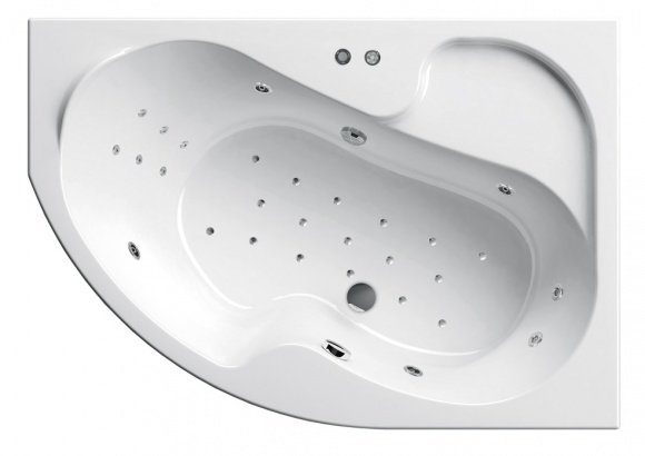 Гидромассажная ванна Ванна ROSA R 150х105  Power Ultra белый (GMSR1213)
