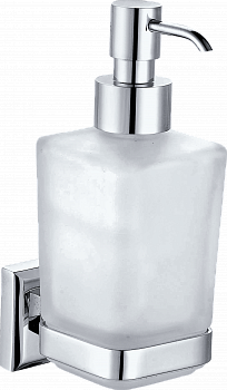 Дозатор для жидкого мыла Aqua Rodos Леонардо стекло 9933А хром (OC0000492) фото