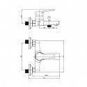 Смеситель для ванны Bianchi Bonny (VSCBON200400CRM) 113323