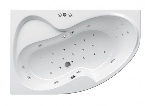 Гидромассажная ванна Ravak Rosa II L 150x105 Power Pro белый (GMSR0705)