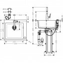 Кухонный комплект мойка со смесителем Hansgrohe C51-F450-01 (43212000) 155360