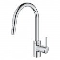 Смеситель кухонный Grohe Concetto с выдвижным изливом (31483002) 153578