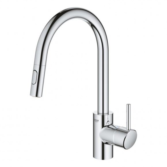 Смеситель кухонный Grohe Concetto с выдвижным изливом (31483002)