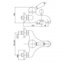 Смеситель для ванны Bianchi Elite (VSCELT2004011SKVOT) 113313