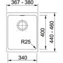 Кухонная мойка Franke KBG 110-34 оникс (125.0158.601) 1635