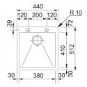 Кухонная мойка Franke PPX 210-44 TL полированная (127.0203.470) 38762