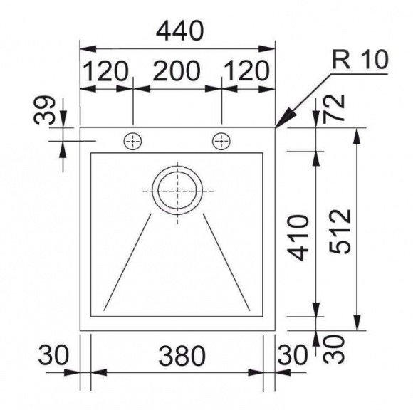 Кухонная мойка Franke PPX 210-44 TL полированная (127.0203.470)