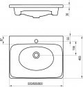 Умывльник Ravak Balance 500 197475