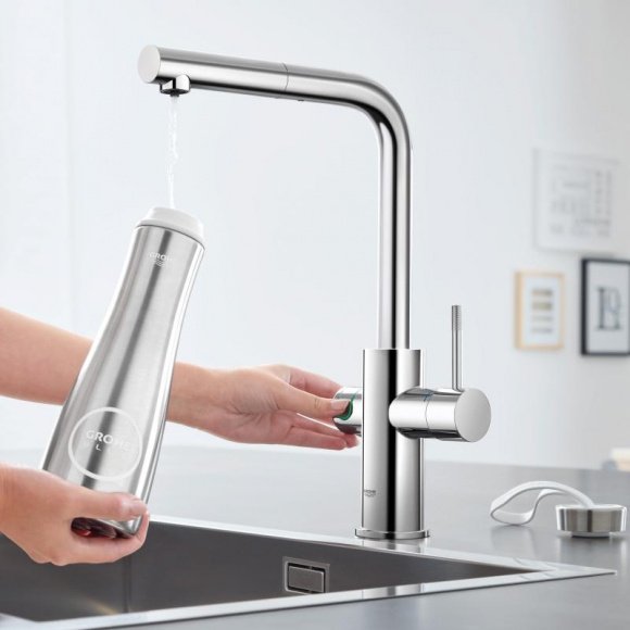 Смеситель кухонный Grohe Blue Home с ситемой фильтрации (31539000)