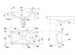 Умывальник Fancy Marble Ida 40 см белый (1704101) 76301