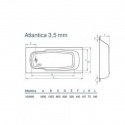 Ванна стальная Koller Pool Atlantica 180x80 + anti-slip + ножки + ручки (B80JTI00E) 2-76159